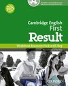 FIRST RESULT WORKBOOK WITH KEY EXAM CD-R PACK 2015 EDITION