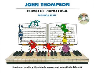 CURSO DE PIANO FACIL SEGUNDA PARTE + CD