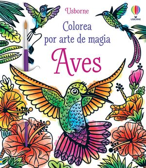 AVES. COLOREA POR ARTE DE MAGIA