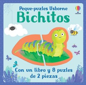 BICHITOS. PEQUE-PUZZLE CON UN LIBRO Y 8 PUZLES DE 2 PIEZAS (+2)
