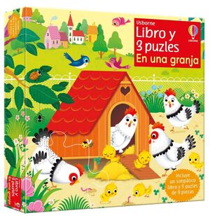 EN UNA GRANJA. LIBRO Y 3 PUZLES