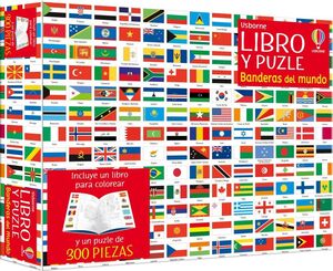 BANDERAS DEL MUNDO. LIBRO Y PUZLE
