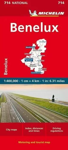 MAPA NATIONAL BENELUX (MICHELIN 11714)