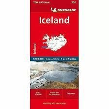 ICELAND - ISLANDIA, MAPA NATIONAL Nº 750