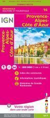 MAPA PROVENCE-ALPES-COTE-D'AZUR 1:250.000 -IGN