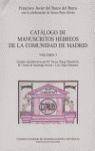 CATALOGO DE MANUSCRITOS HEBREOS DE LA COMUNIDAD DE MADRID. VOL. 3 (LITERATURA HI