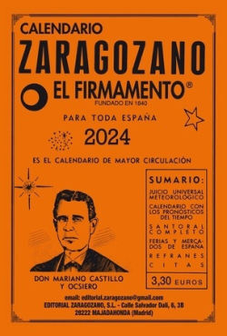 CALENDARIO ZARAGOZANO 2024. (NARANJA) PEQUEÑO