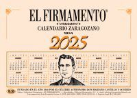 CALENDARIO MESA ZARAGOZANO EL FIRMANTENTO 2025