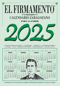 CALENDARIO PARED ZARAGOZANO EL FIRMAMENTO 2025