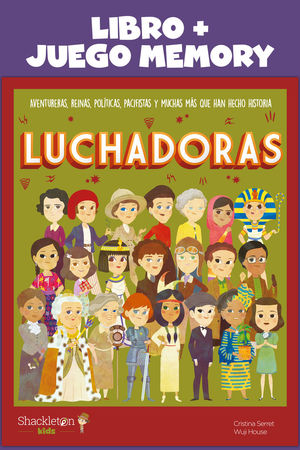 LUCHADORAS. LIBRO JUEGO MEMORY