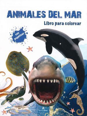 ANIMALES DEL MAR. LIBRO PARA COLOREAR