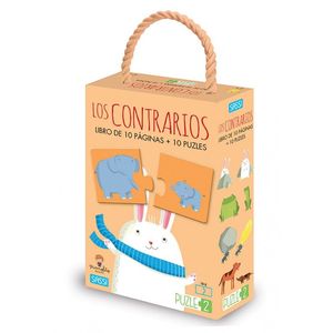 LOS CONTRARIOS. LIBRO + 10 PUZLES (+2)