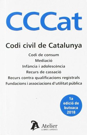 CODI CIVIL DE CATALUNYA. 1A EDICIÓ BUTXACA.