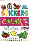 STICKERS COLOR COLORES ESPANOL-INGLES