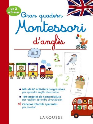 GRAN QUADERN MONTESSORI D´ANGLÈS. 6/6 ANYS
