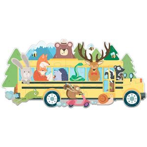 EL AUTOBUS DE LOS ANIMALES. LIBRO + PUZLE GIGANTE (+3)