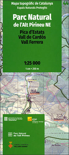 MAPA TOPOGRÀFIC DE CATALUNYA 1:25 000. ESPAIS NATURALS PROTEGITS 44 - PARC NATUR