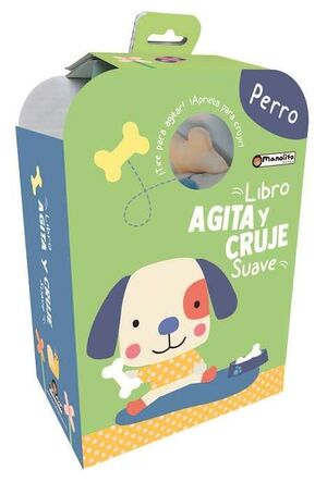 LIBRO AGITA Y CRUJE. PERRO (LIBRO DE TELA)