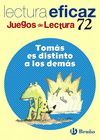 TOMÁS ES DISTINTO A LOS DEMÁS JUEGO DE LECTURA