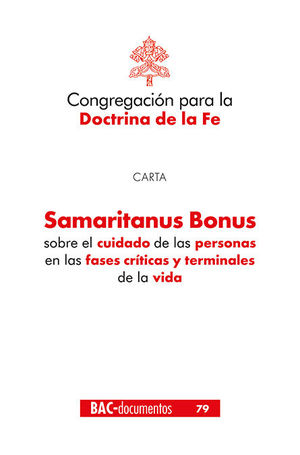 SAMARITANUS BONUS, CONGREGACION PARA LA DOCTRINA DE LA FE