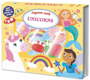 JUGUEM AMB UNICORNS (AMB LLIBRE I PECES DE PUZLE)