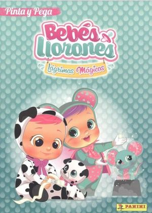 BEBÉS LLORONES. PEGA Y PINTA (PORTADA VERDE)