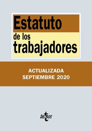 ESTATUTO DE LOS TRABAJADORES (ACTUALIZADA 09/2020)