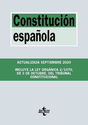 CONSTITUCIÓN ESPAÑOLA (ACTUALIZADA 09/2020)