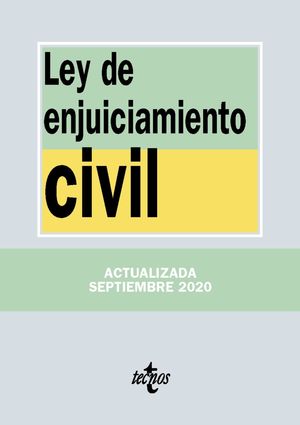 LEY DE ENJUICIAMIENTO CIVIL (ACTUALIZADA 09/2020)