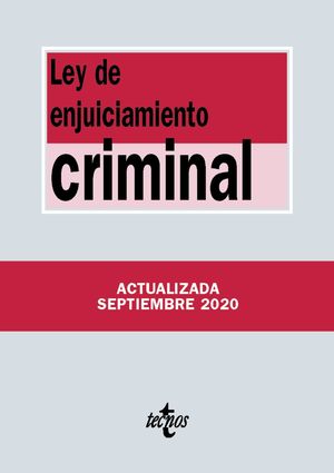 LEY DE ENJUICIAMIENTO CRIMNAL (ACTUALIZADA 09/2020)