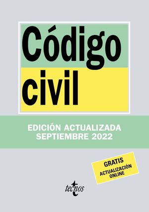 CÓDIGO CIVIL (ACTUALIZADA 09/2022)