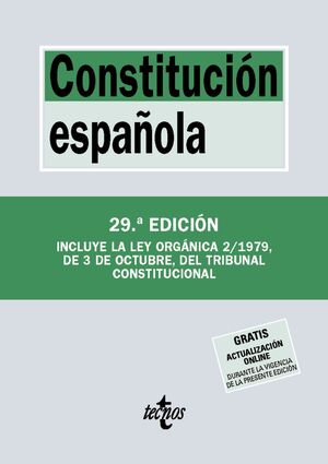 CONSTITUCIÓN ESPAÑOLA (29 EDIC.)