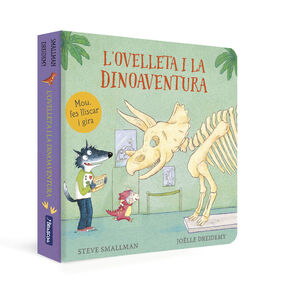 L'OVELLETA I LA DINOAVENTURA (L'OVELLETA QUE VA VENIR A SOPAR. LLIBRE DE CARTRÓ)