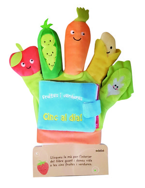 LLIBRE GUANT. FRUITES I VERDURES CINC AL DIA