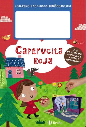 CAPERUCITA ROJA (ESCENARIO + CUATRO MUÑEQUITOS)