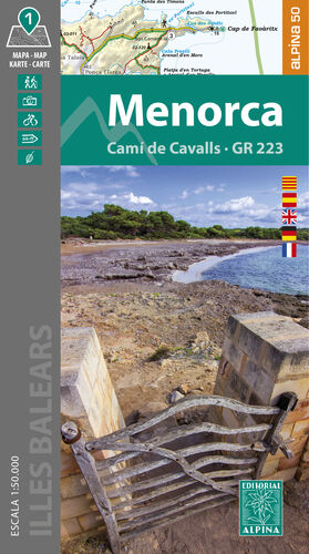 MAPA ALPINA - MENORCA - CAMÍ DE CAVALLS GR 223