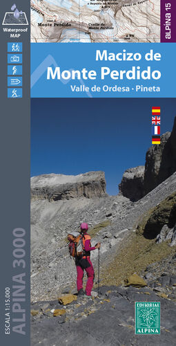 MAPA ALPINA MACIZO DE MONTE PERDIDO