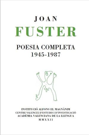 POESIA COMPLETA 1945-1987. JOAN FUSTER