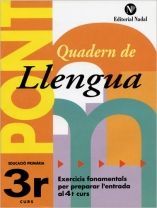 PONT QUADERN DE LLENGUA 3R PRIMÀRIA