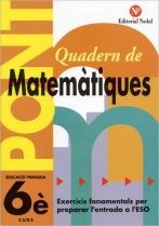 PONT QUADERN DE MATEMÀTIQUES 5E PRIMÀRIA