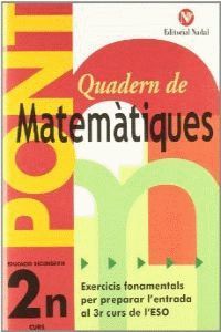 PONT QUADERN DE MATEMÀTIQUES 2 ESO