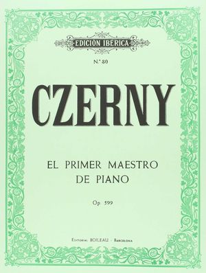 EL PRIMER MAESTRO DEL PIANO OP.599