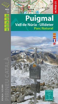 MAPA ALPINA. PUIGMAL. VALL DE NURIA ULLDETER  1:25.000