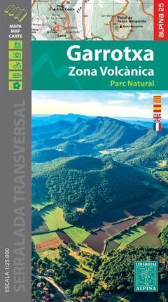 MAPA ALPINA GARROTXA ZONA VOLCANICA 1:25.000 -ALPINA