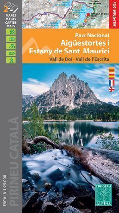 MAPA ALPINA AIGUESTORTES I ESTANY DE SANT MAURICI 1:25.000 -ALPINA