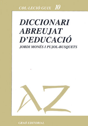 DICCIONARI ABREUJAT D'EDUCACIÓ
