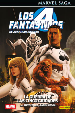 LOS 4 FANTASTICOS DE JONATHAN HICKMAN 04: LA GUERRA DE LAS CINCO CIUDADES (MARVE