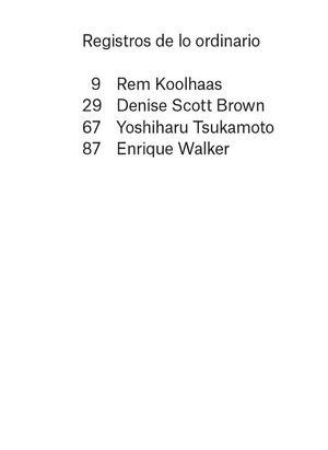 REGISTROS DE LO ORDINARIO