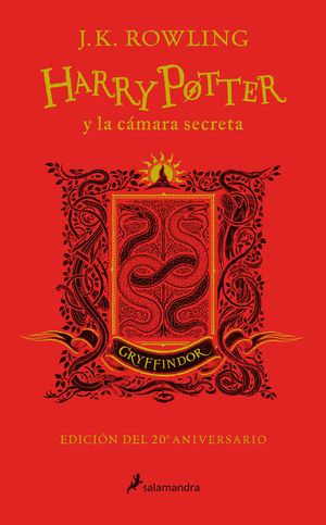 HARRY POTTER Y LA CÁMARA SECRETA (EDICIÓN GRYFFINDOR DEL 20º ANIVERSARIO) (HARRY