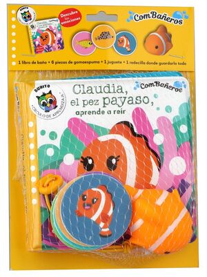 CLAUDIA, EL PEZ PAYASO, APRENDE A REIR (LLIBRE BANY)